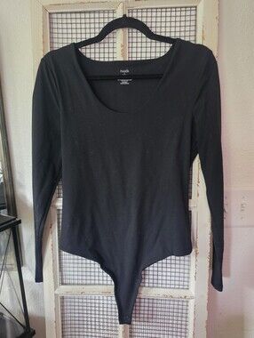 Nuuds Black Bodysuit